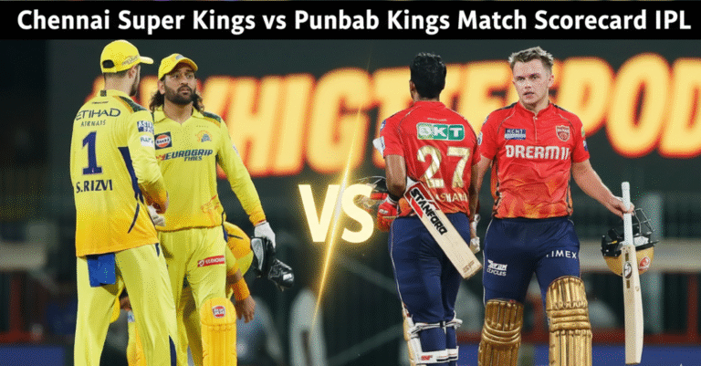 Chennai Super Kings vs Punjab Kings match scorecard