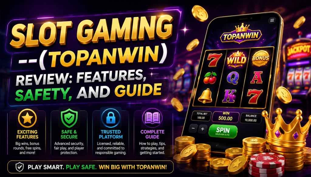 Slot gaming --(topanwin)